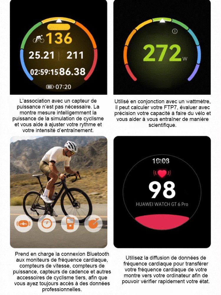 Montre connectée intelligente avec appels Bluetooth