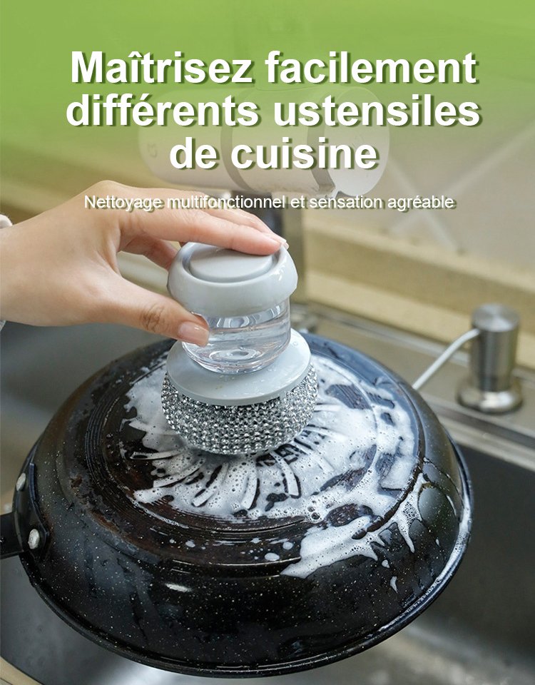 Brosse à vaisselle automatique