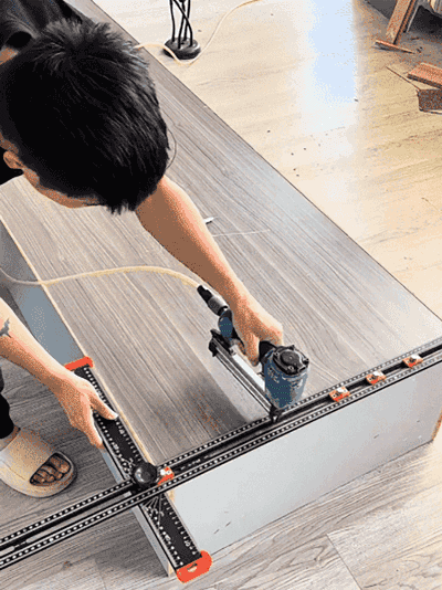 【木工作業に欠かせない】多機能組み合わせ式T型直角定規