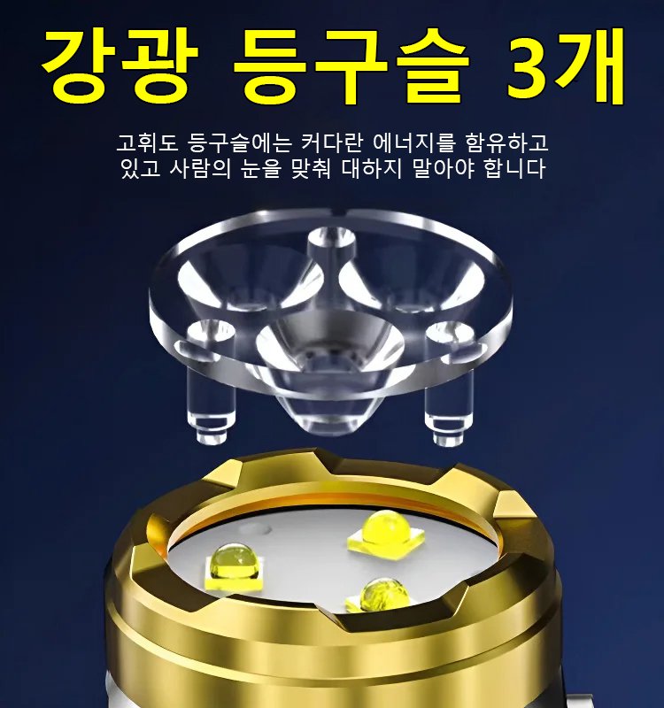 독일 미니 고휘도 손전등