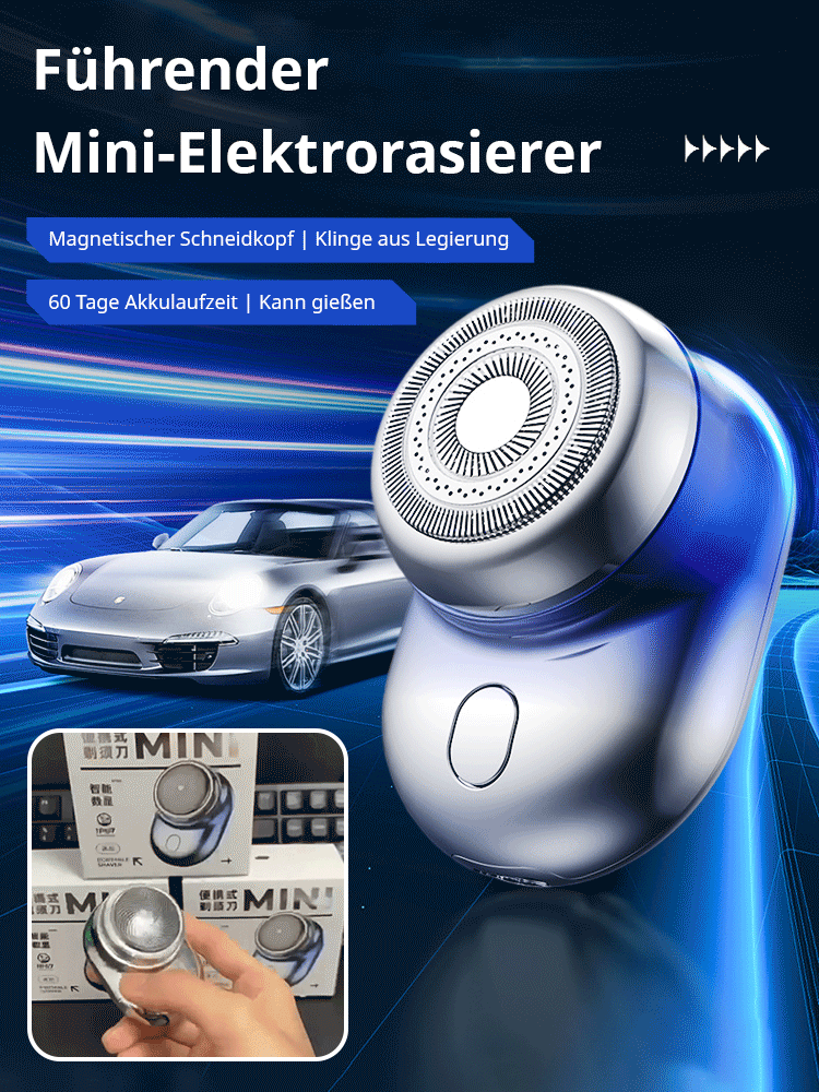 Neuer 3D-Bartrasierer mit schwebendem Kopf