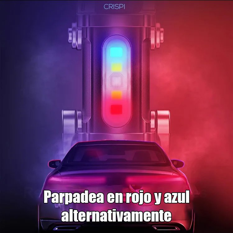 【Tres en uno multifuncional】Linterna de emergencia SOS