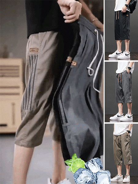 여름 쿨링 캐주얼 7 부 바지