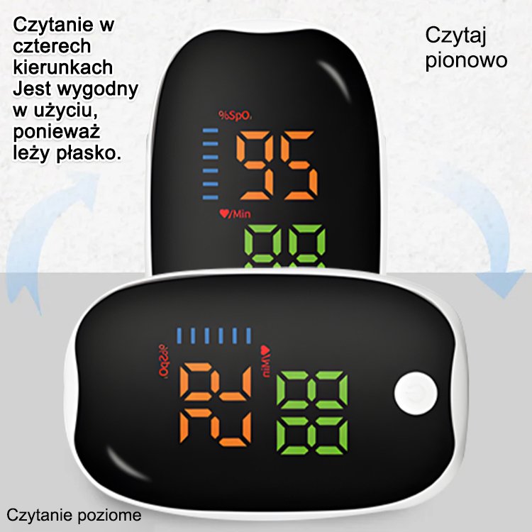 Domowy monitor z klipsem na palec