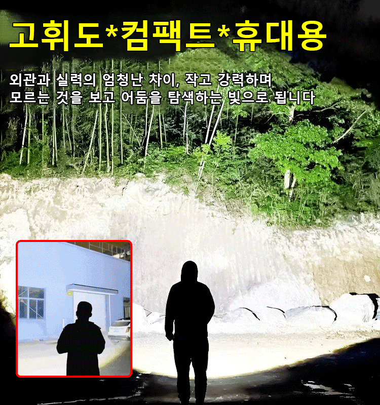 독일 미니 고휘도 손전등