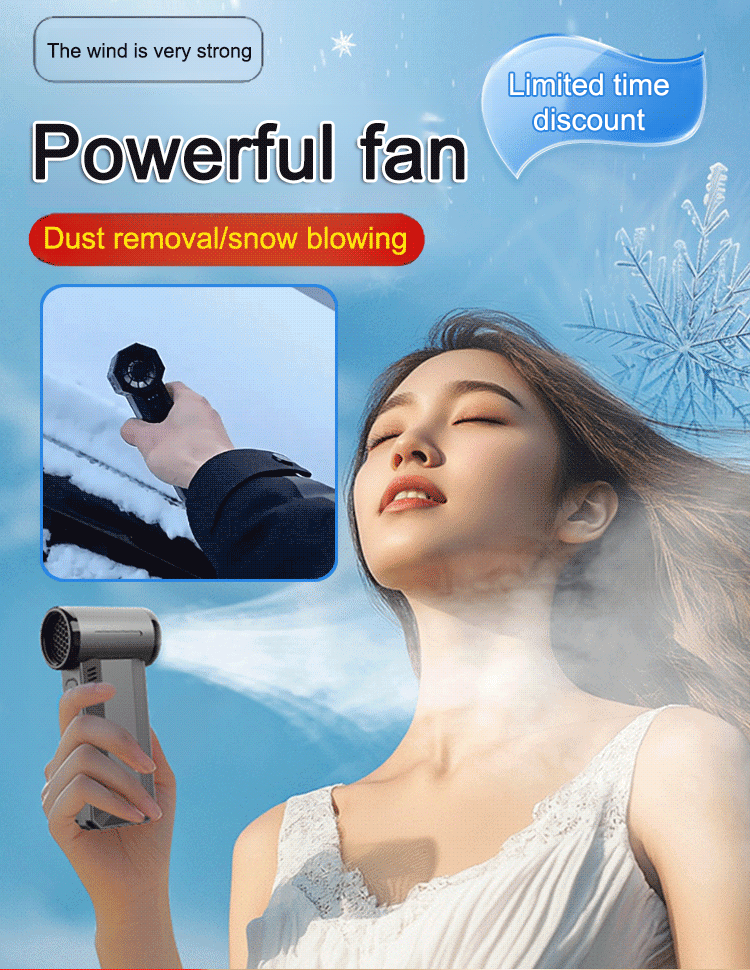 New portable high-speed turbine fan