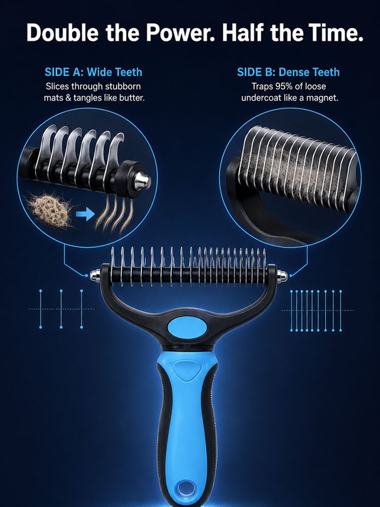  Give Your Pet the Gift of Gentle Grooming--PetSmooth™ Brush 