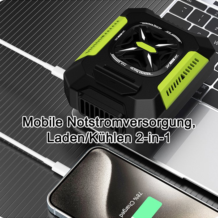 Tragbarer Hüftventilator für den Außenbereich