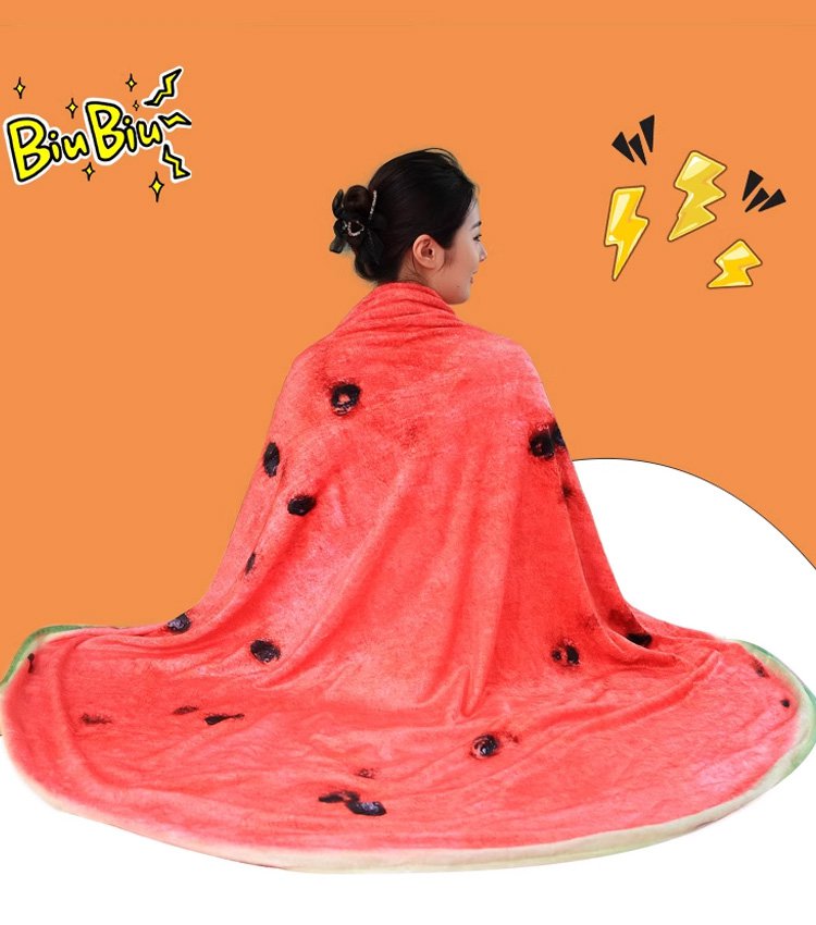 食べ物モチーフブランケット