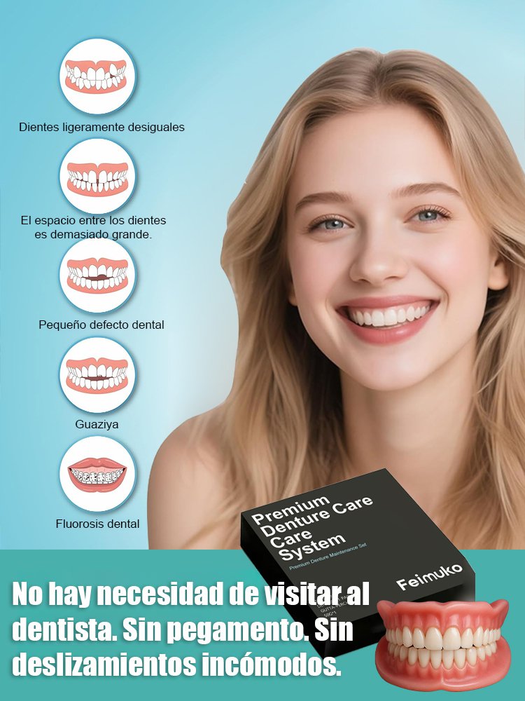 Set de decoración de dientes postizos, ajuste cómodo
