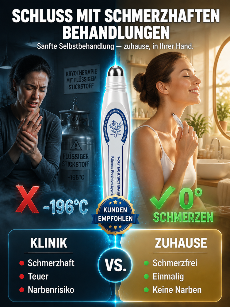 Warzen-Entferner Roll-On für glatte Haut