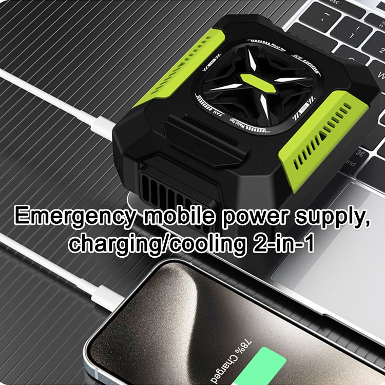 Outdoor portable waist-mounted fan
