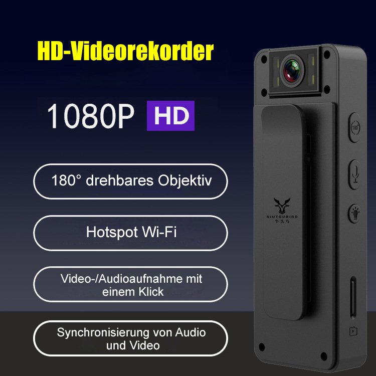 Tragbarer Audio- und Videorekorder