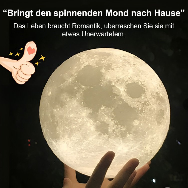 Magnetschwebe-Mondlampe