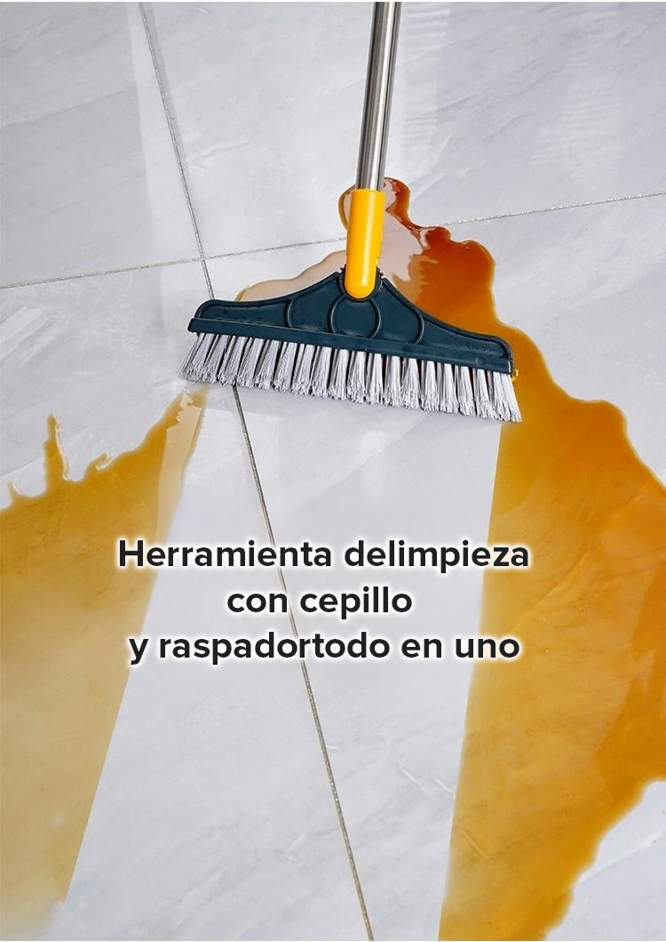 Herramienta 2 en 1 para limpiar cristales y superficies