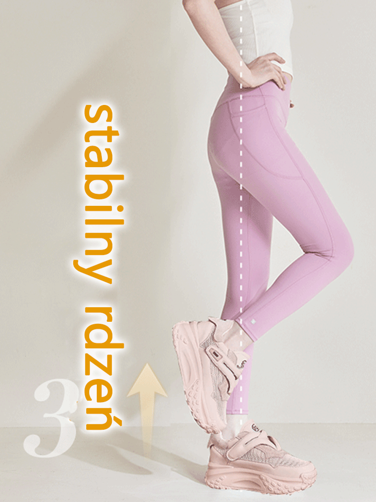 Oddychający i lekki Białe buty zwiększające wysokość, zapinane na rzepy