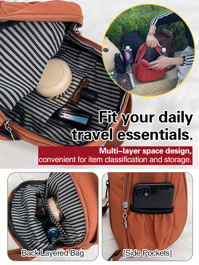 Multiple carrying methods for lightweight backpacks