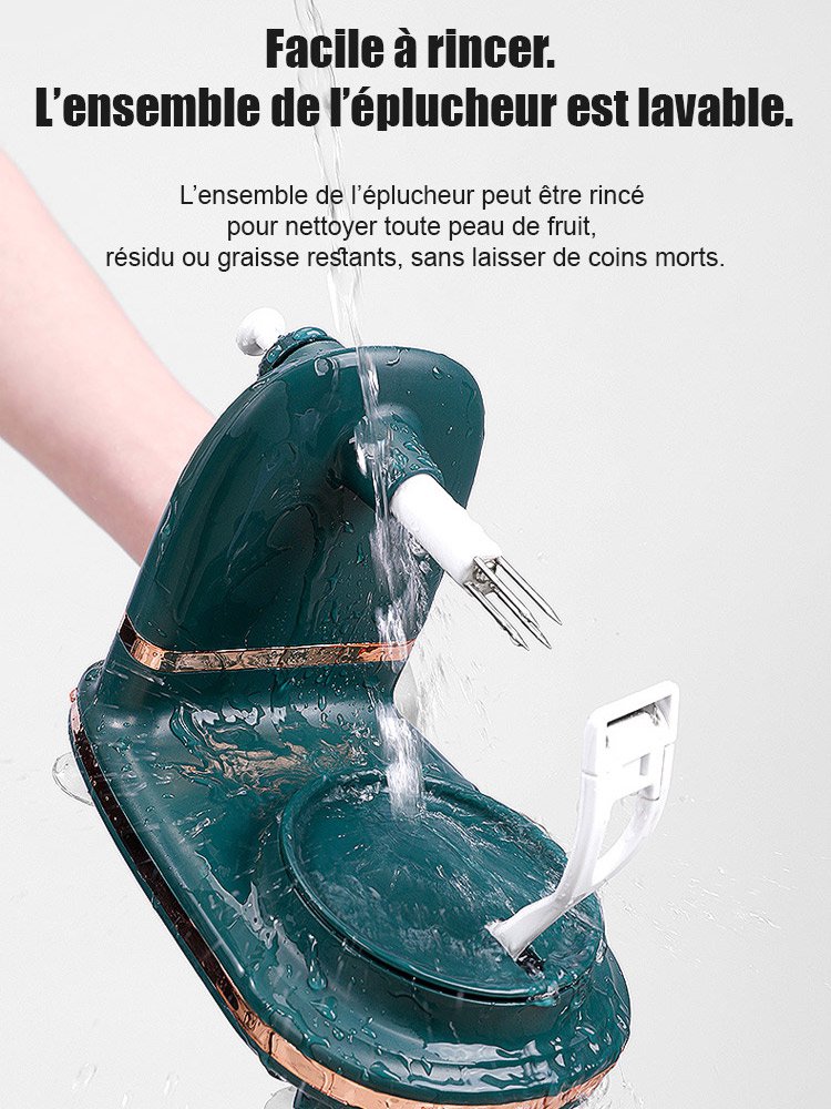 Éplucheur de fruits à manivelle