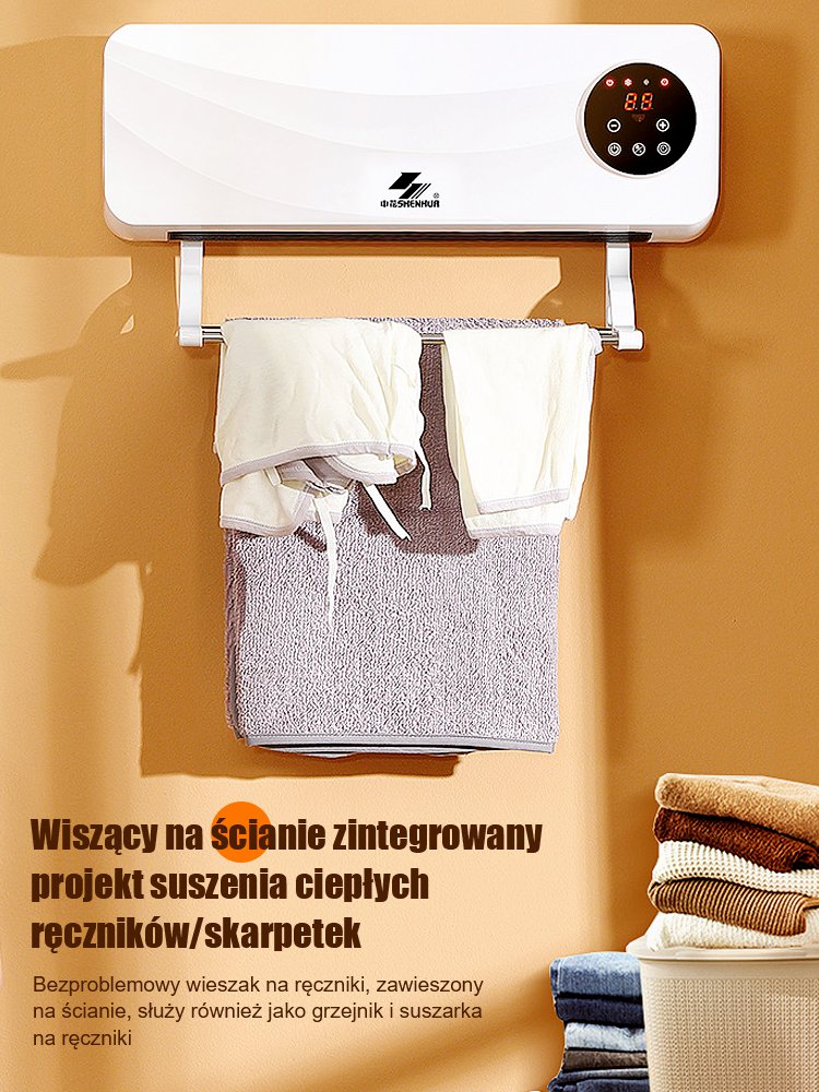 Grzejnik domowy z funkcją chłodzenia i ogrzewania