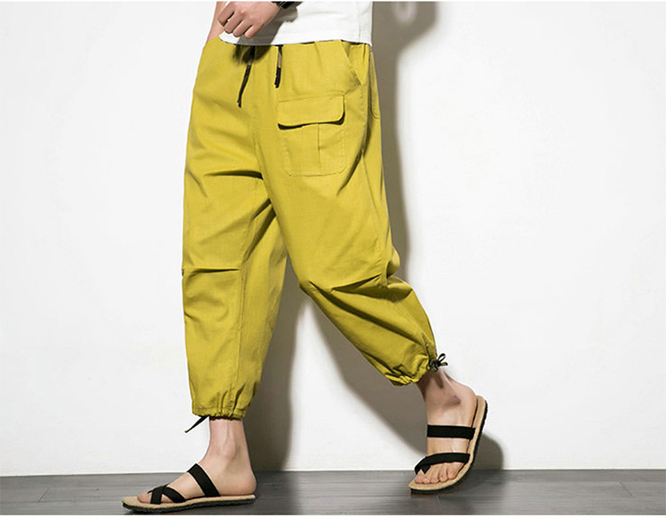 【カーゴパンツ】春夏　男性　人気　ジョガー　イージーパンツ  快適　