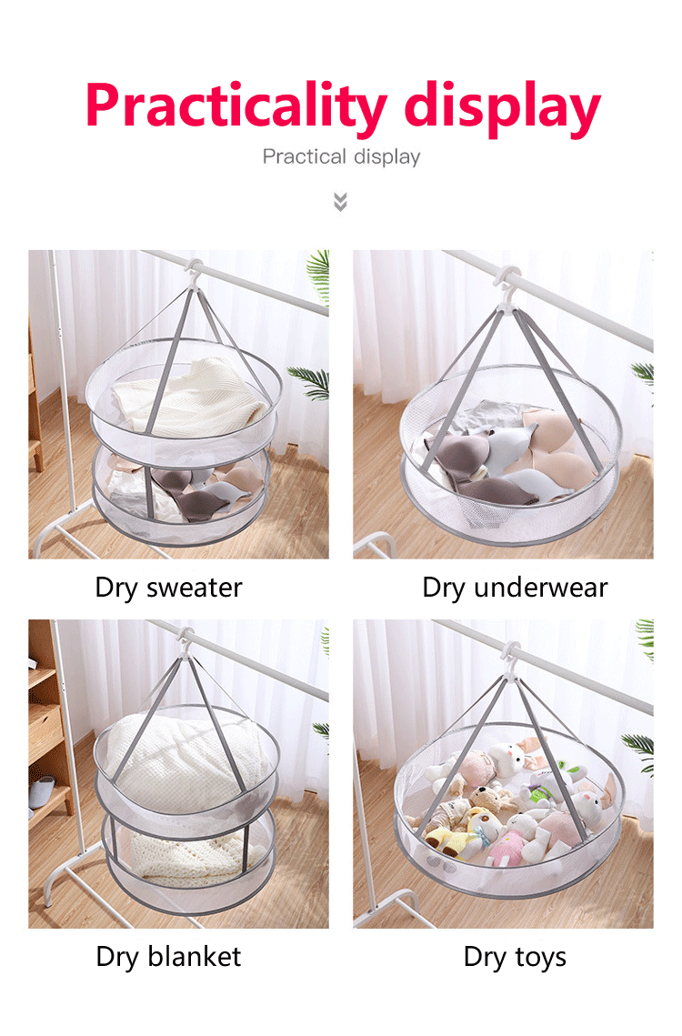 Socks drying rack with anti-deformation design