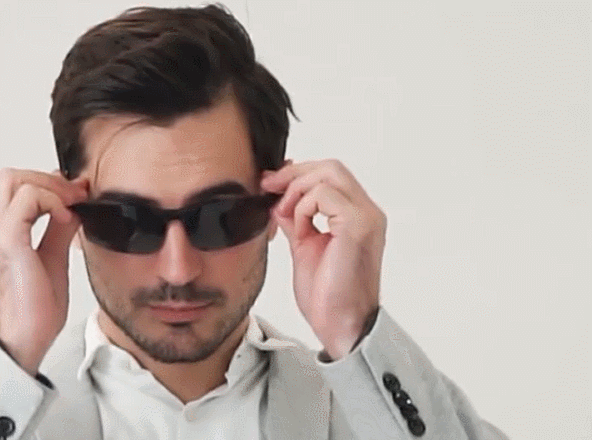 UVカットサングラスの高級感あるデザイン