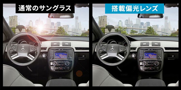 紫外線対策サングラスの使用シーン