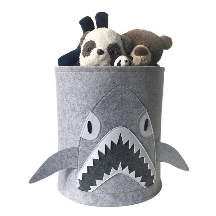 Recyclable and Foldable Felt Storage Bucket Laundry Basket Storage Sundries Basket