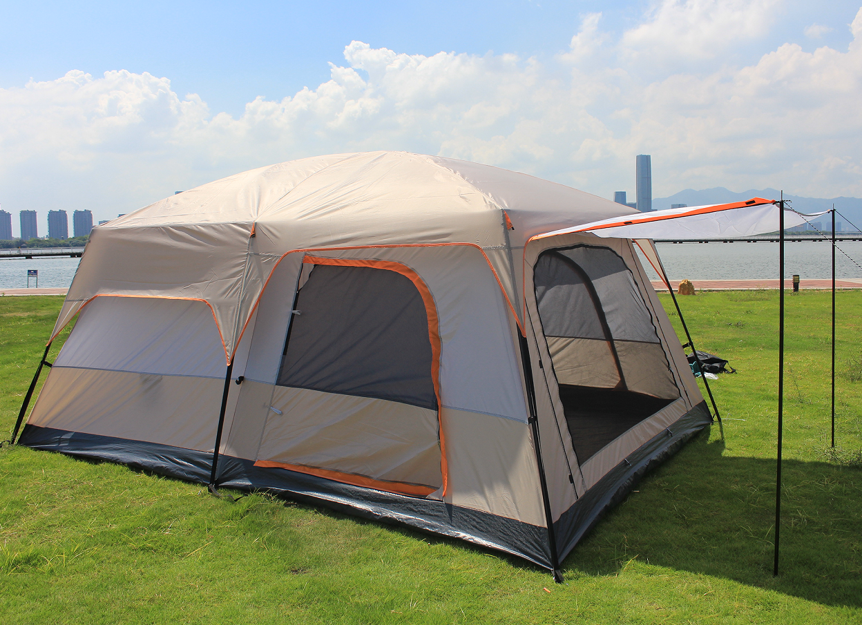 Large Luxury Family Tent for 5-12 People European Outdoor Camping