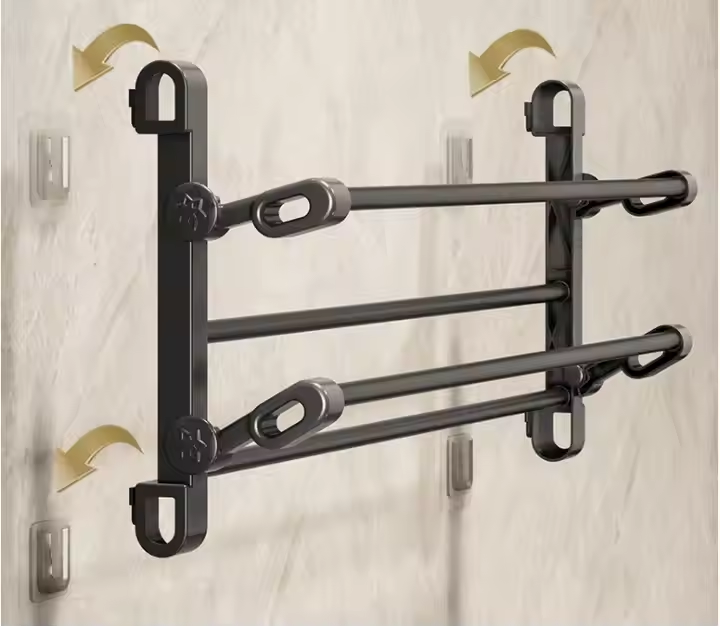 Foldable Wall-Mounted Shoe Rack
