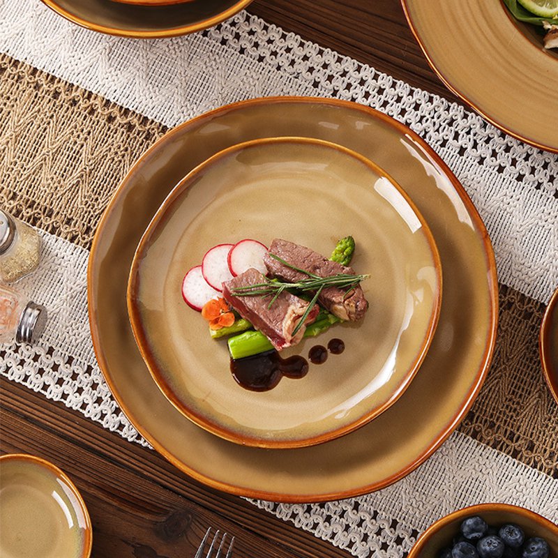 色釉陶器食器セット