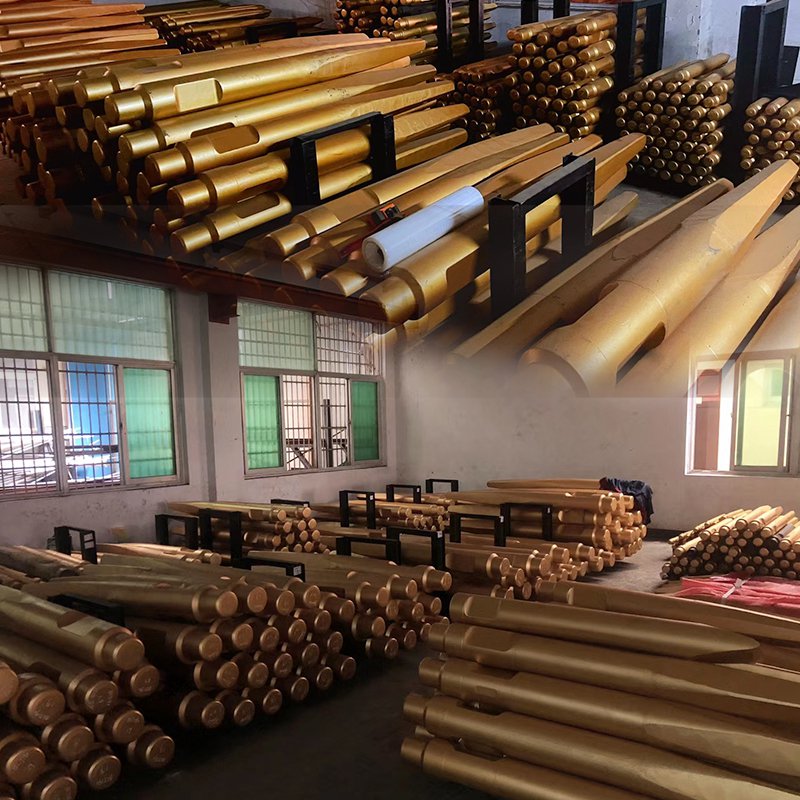 Square Chisel rod/Rock Breaker Shank/Forged/Tempered/Wear-Resistant Alloy Steel
