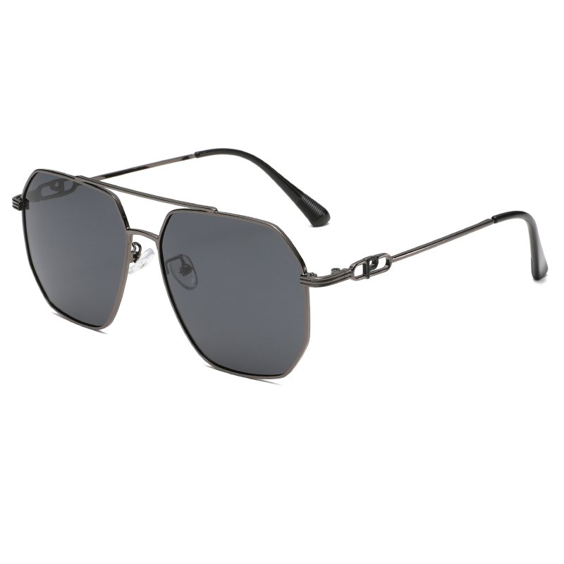 Wholesale Retro Metal Sun Glasses New Unisex Polarized Square Unique Design Shades Fashion Women Big