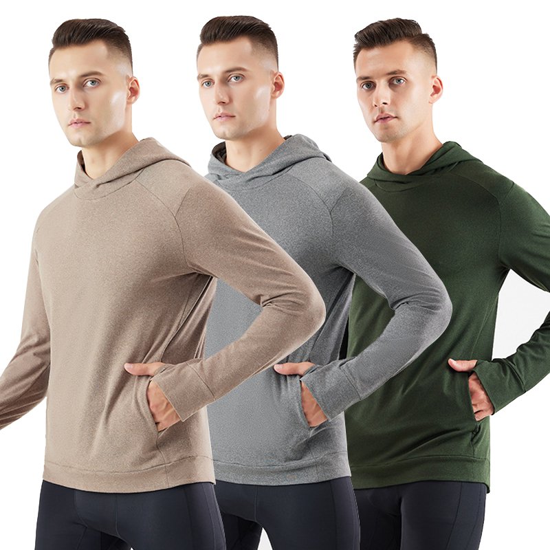 Camisa deportiva para hombre con capucha