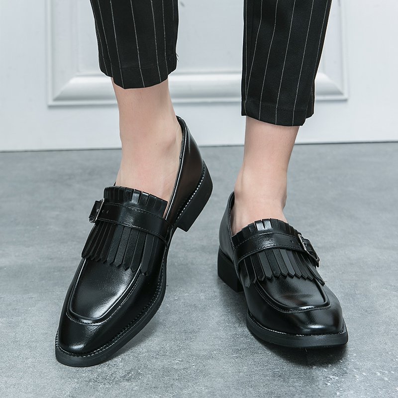 Calzado casual masculino de diseñador en ante verde