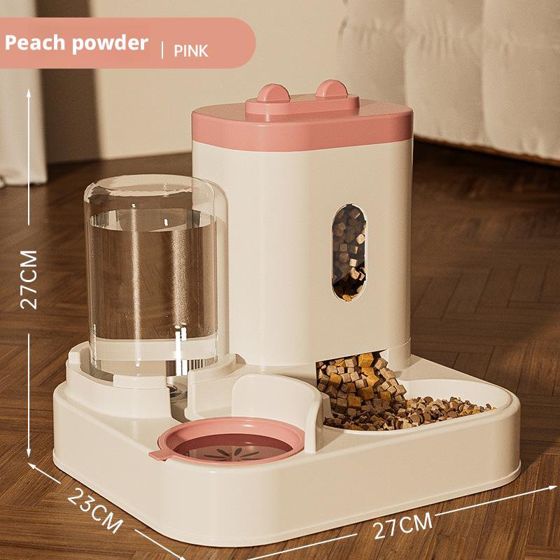 2-in-1 Automatic Water and Food Feeding Bowl for Cats and Dogs