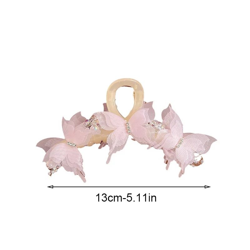 Duży klips w kształcie motyla