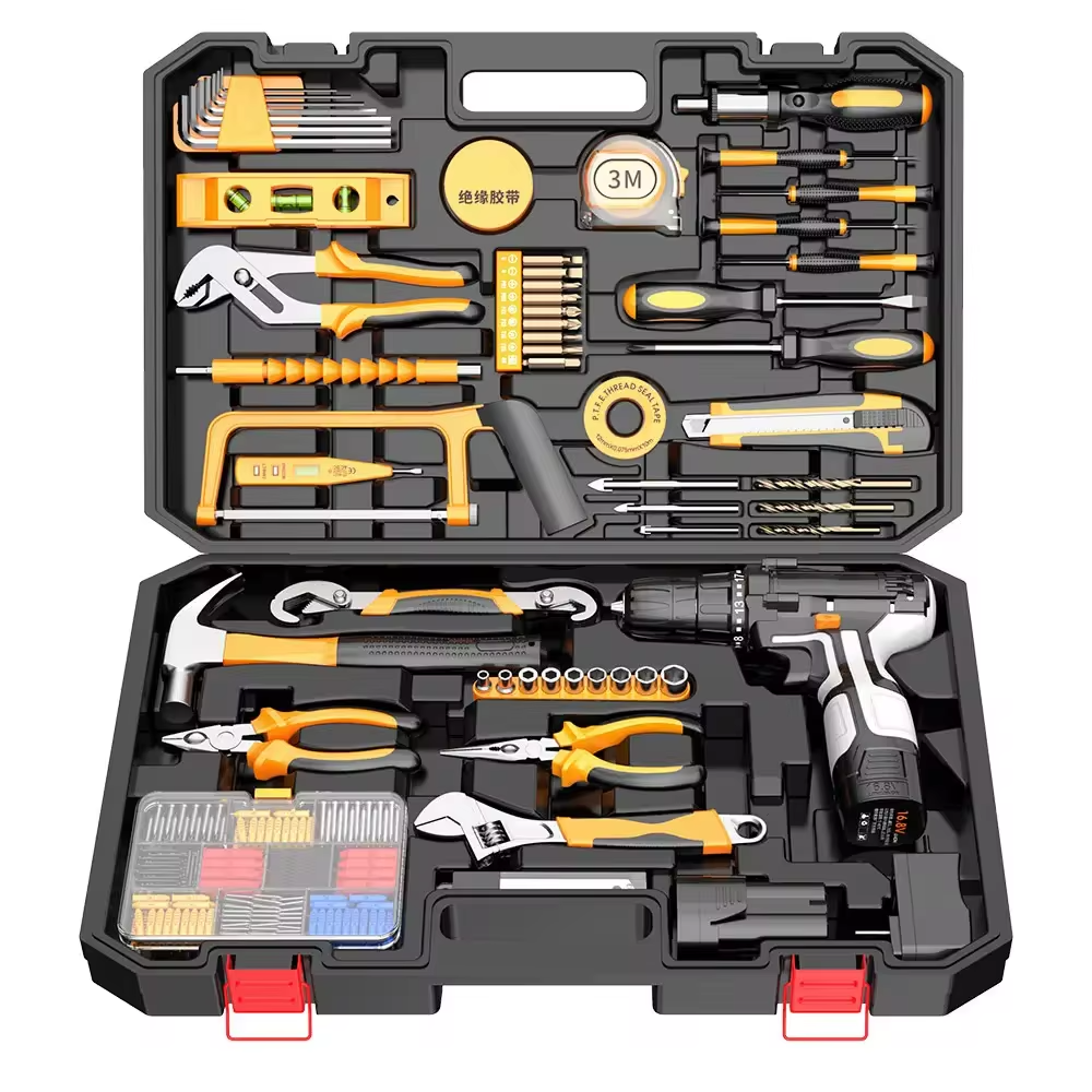 Factory Tool Box Cordless Hardware Electrical Power Kit Herramientas Drill Machine Set Other Hand Wr