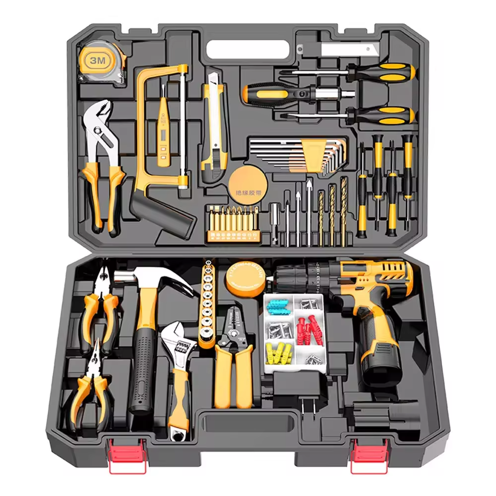 Factory Tool Box Cordless Hardware Electrical Power Kit Herramientas Drill Machine Set Other Hand Wr