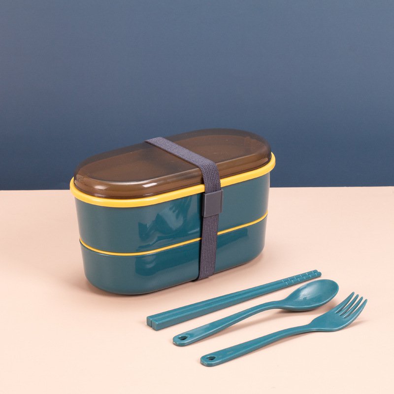 음식을 두 겹으로 보관할 수 있는 도시락