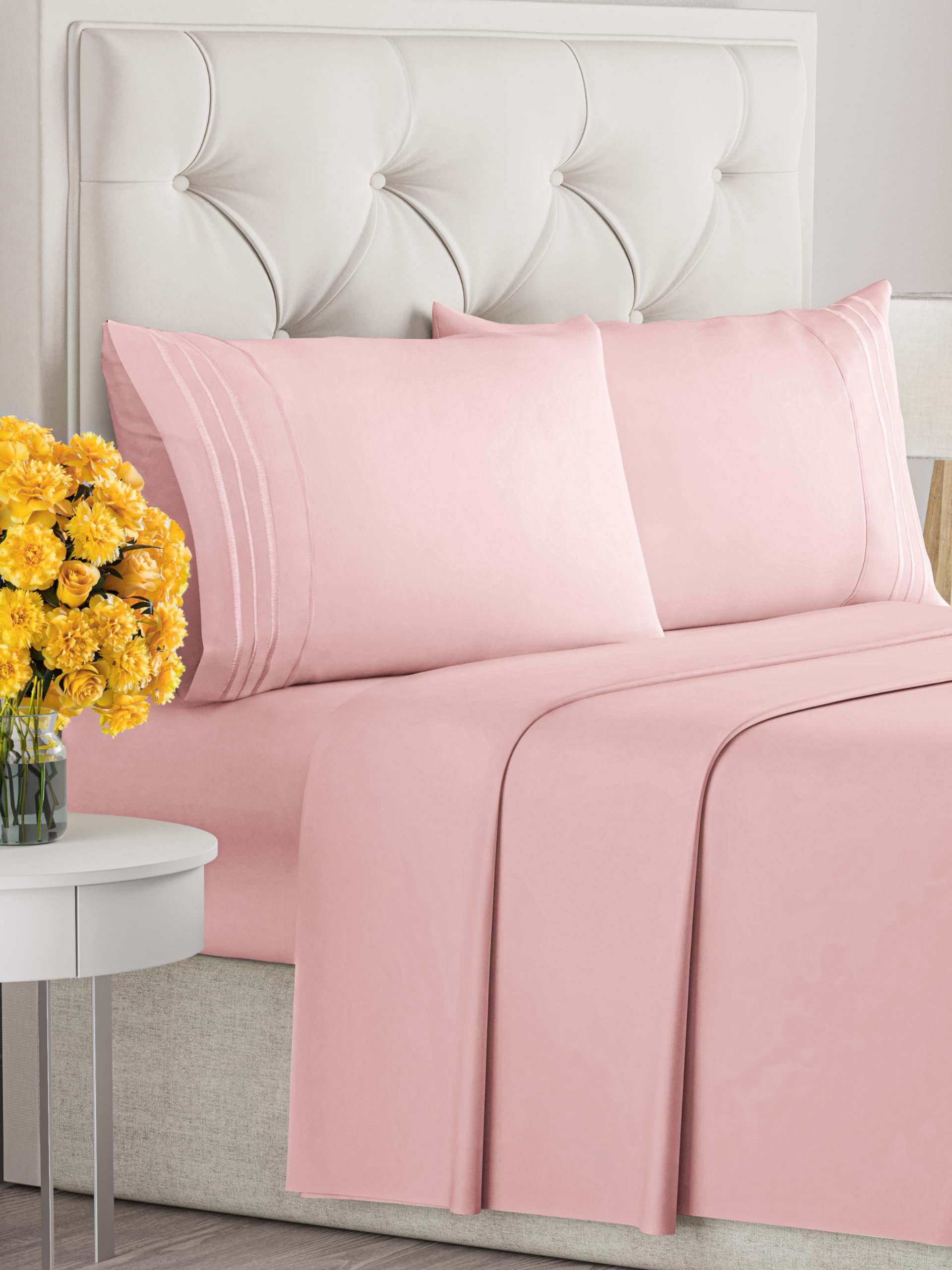 プレミアム4点ベッドシーツセット