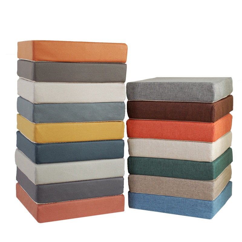 45D Firm Sponge Mat for Plank Support, Mattress, Bay Window, and Sofa – Linen Cover