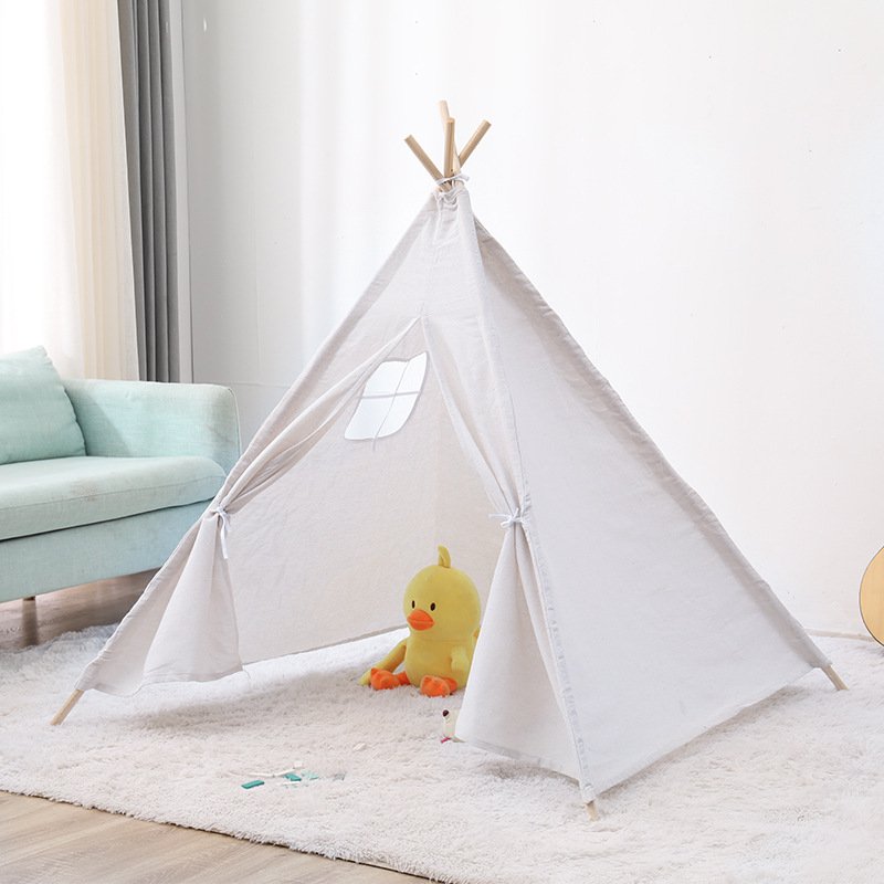 Children's Outdoor Camping Pyramid Tent Leisure Picnic Sunshade Curtain
