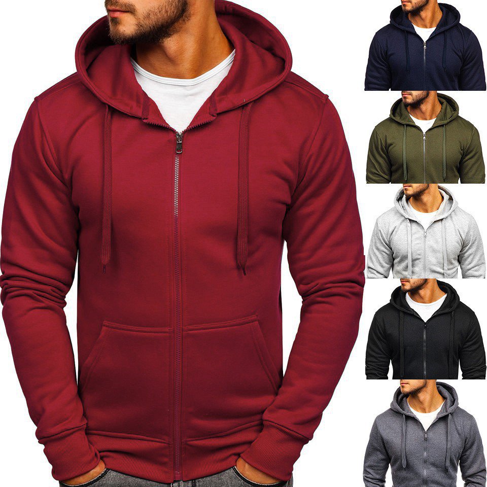 Sudadera con cremallera para hombre