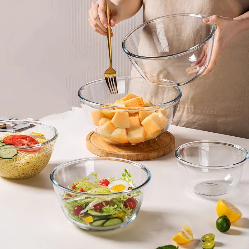 Set de vaisselle en bols en verre