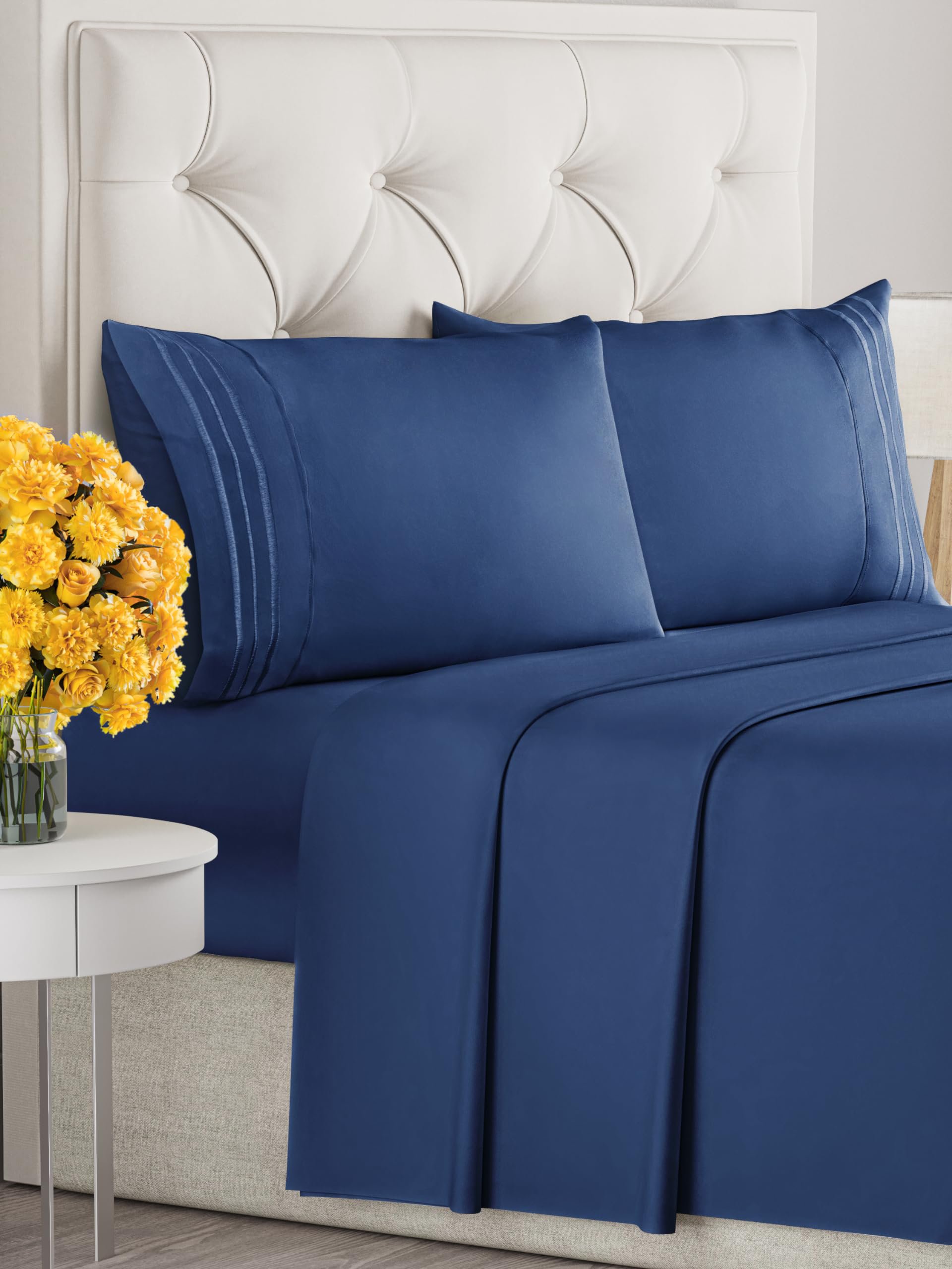 プレミアム4点ベッドシーツセット