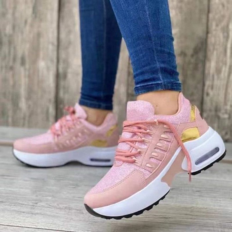 Leichte und atmungsaktive Damenschuhe aus Mesh-Material