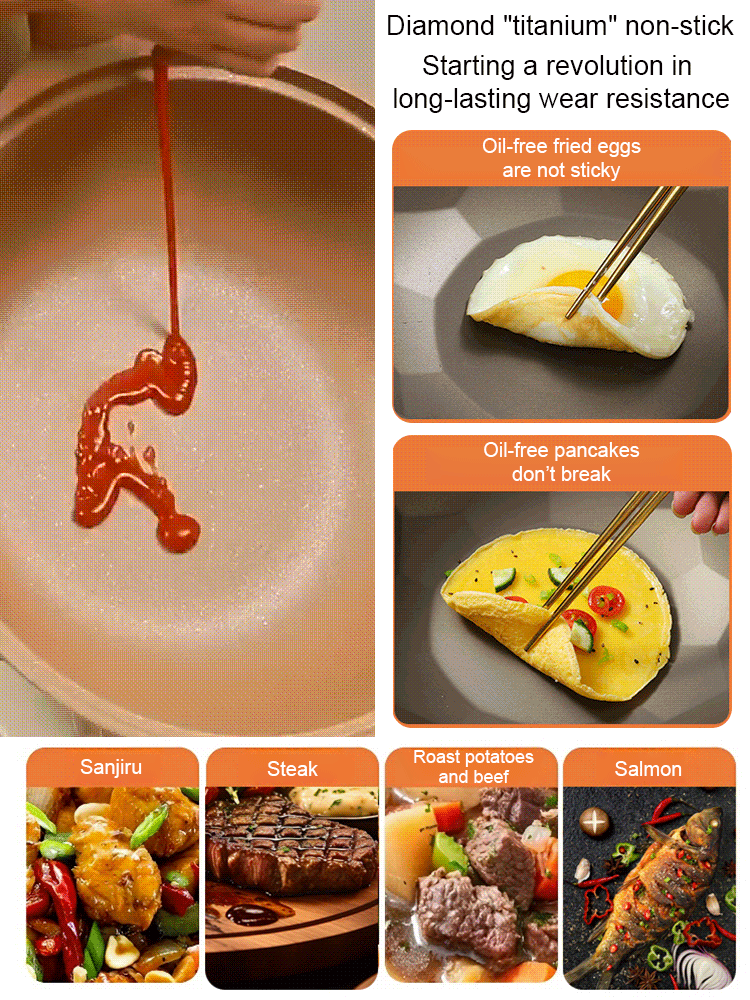 Titanium micro-pressure clay non-stick health cooker