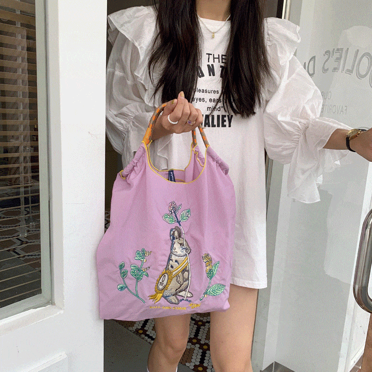 【正規品】手作りエコショッピングバッグ