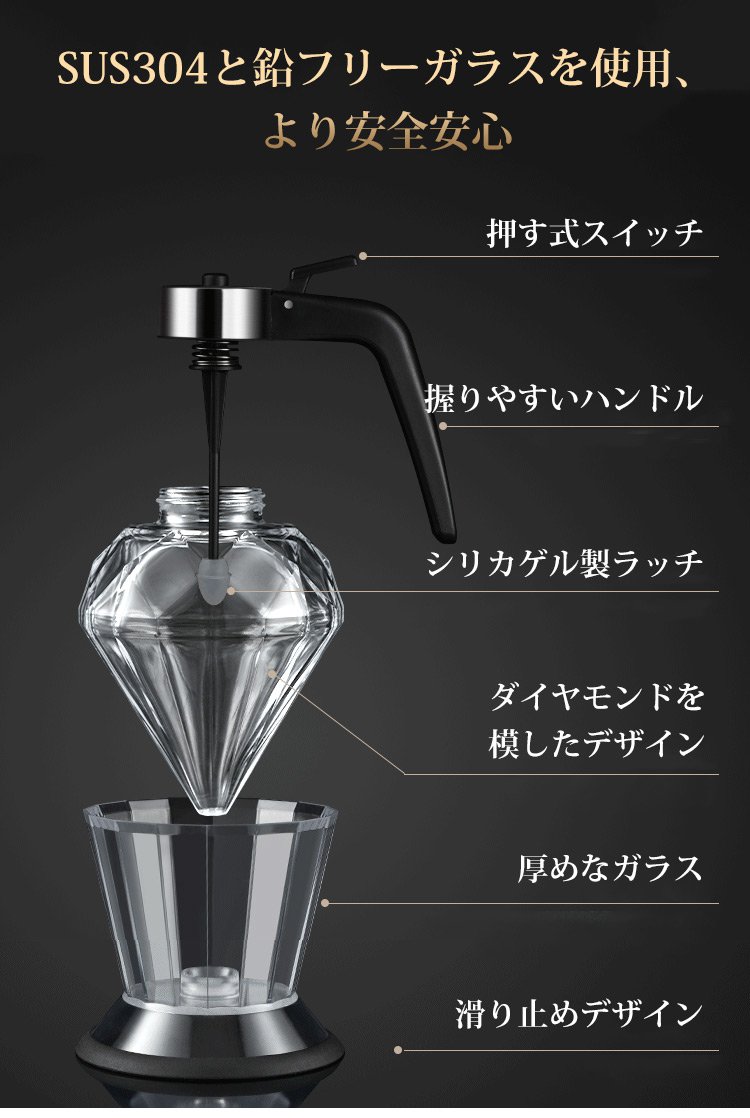 料理中に使いやすいガラスオイルボトル